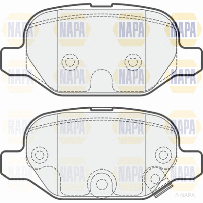 Brake Pad Set, disc brake (PBP7197)