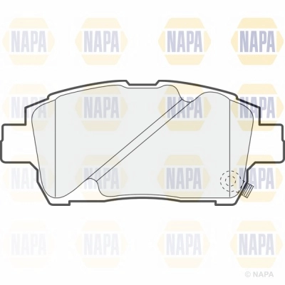 Brake Pad Set, disc brake (NBP1122)