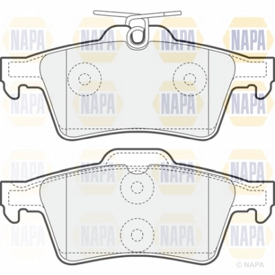 Brake Pad Set, disc brake (NBP1411)