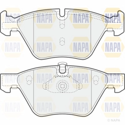 Brake Pad Set, disc brake (NBP1276)