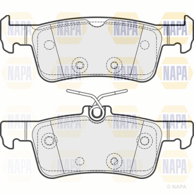Brake Pad Set, disc brake (PBP7101)