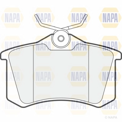 Brake Pad Set, disc brake (NBP1419)