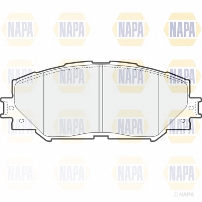 Brake Pad Set, disc brake (NBP1166)