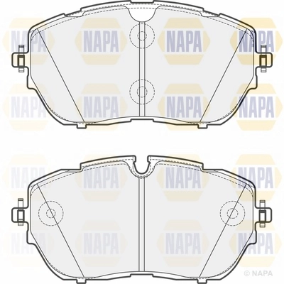 Brake Pad Set, disc brake (NBP1665)
