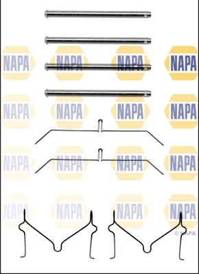 Accessory Kit, disc brake pad (NFK1310)
