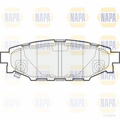 Brake Pad Set, disc brake (NBP1706)