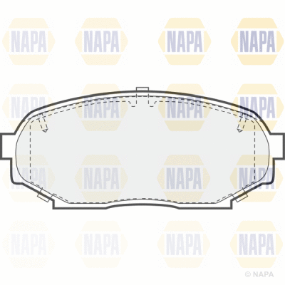 Brake Pad Set, disc brake (PBP7656)