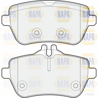 Brake Pad Set, disc brake (NBP1661)