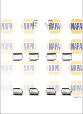 Accessory Kit, disc brake pad (NFK1013)