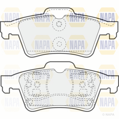 Brake Pad Set, disc brake (PBP7651)
