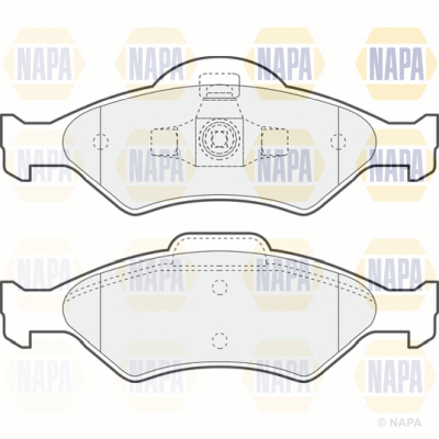 Brake Pad Set, disc brake (PBP7045)