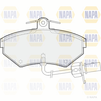 Brake Pad Set, disc brake (PBP7583)