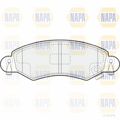 Brake Pad Set, disc brake (NBP1429)