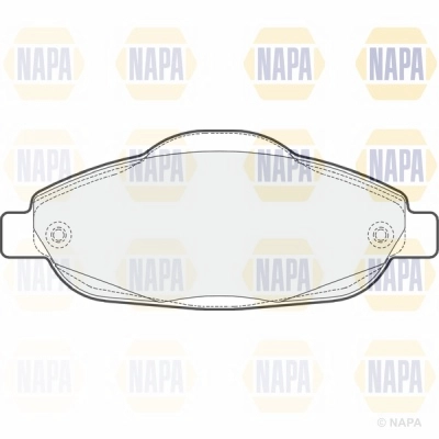 Brake Pad Set, disc brake (NBP1217)
