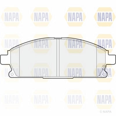 Brake Pad Set, disc brake (NBP1087)