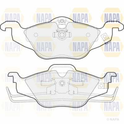 Brake Pad Set, disc brake (PBP7071)