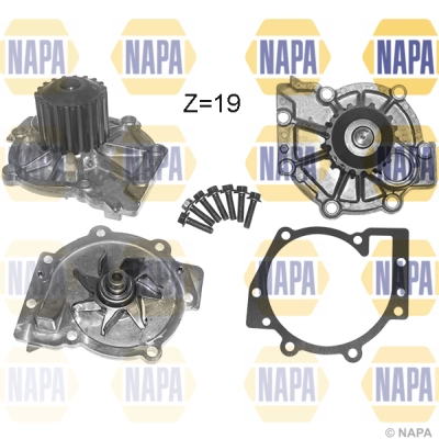 Water Pump, engine cooling (NWP1538)