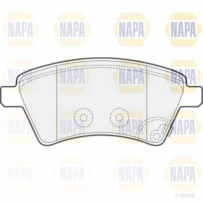 Brake Pad Set, disc brake (NBP1260)
