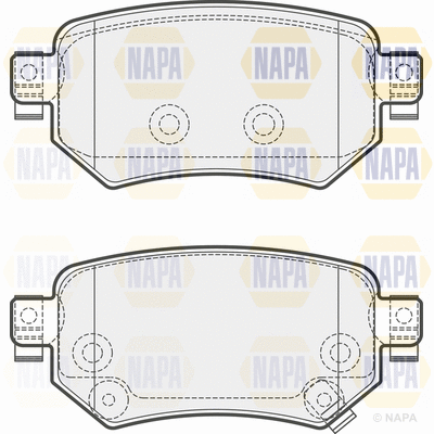 Brake Pad Set, disc brake (PBP7632)