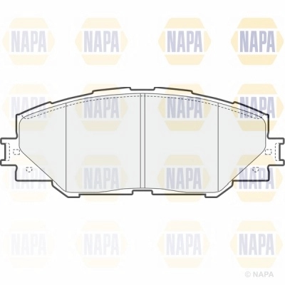 Brake Pad Set, disc brake (NBP1048)