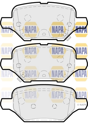 Brake Pad Set, disc brake (NBP1800)