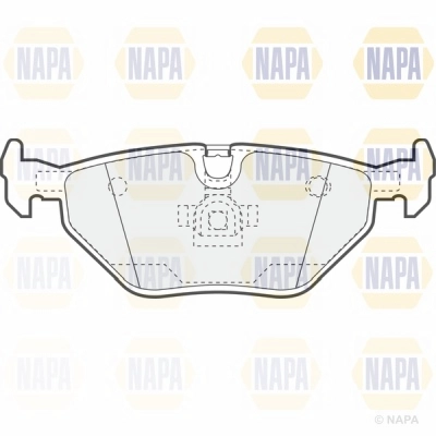 Brake Pad Set, disc brake (NBP1426)