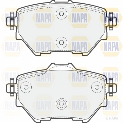 Brake Pad Set, disc brake (NBP1233)
