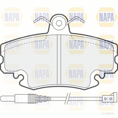 Brake Pad Set, disc brake (PBP7303)