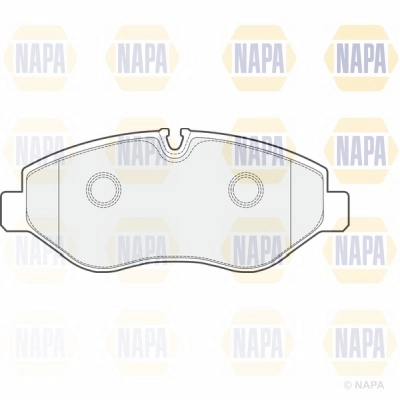 Brake Pad Set, disc brake (NBP1696)