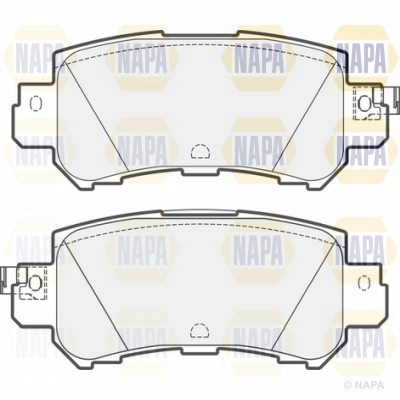 Brake Pad Set, disc brake (NBP1609)