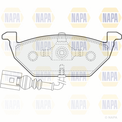 Brake Pad Set, disc brake (PBP7407)