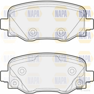Brake Pad Set, disc brake (NBP1779)