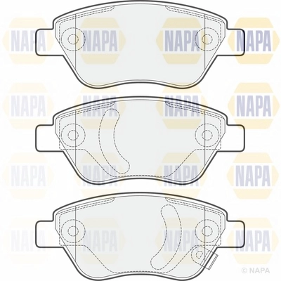 Brake Pad Set, disc brake (NBP1132)