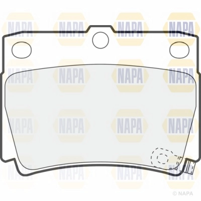 Brake Pad Set, disc brake (NBP1728)