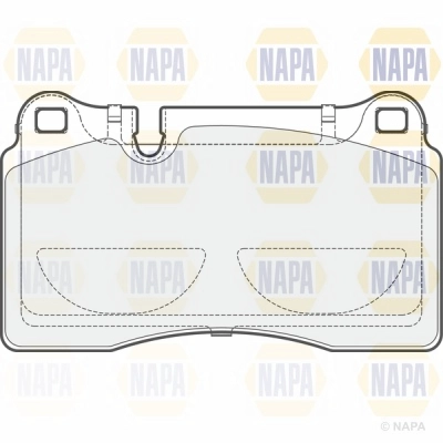 Brake Pad Set, disc brake (NBP1607)