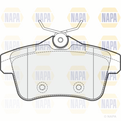 Brake Pad Set, disc brake (PBP7264)