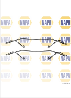 Accessory Kit, disc brake pad (NFK1313)