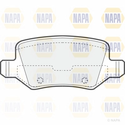 Brake Pad Set, disc brake (NBP1120)
