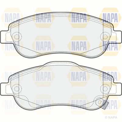Brake Pad Set, disc brake (PBP7500)