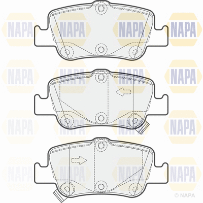 Brake Pad Set, disc brake (PBP7244)