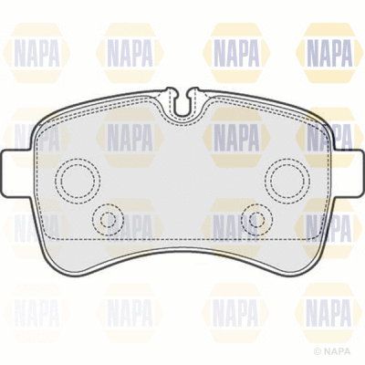 Brake Pad Set, disc brake (PBP7155)
