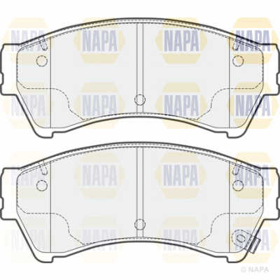Brake Pad Set, disc brake (PBP7633)