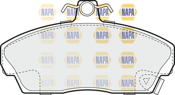 Brake Pad Set, disc brake (NBP1209)