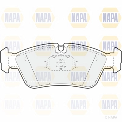 Brake Pad Set, disc brake (NBP1221)