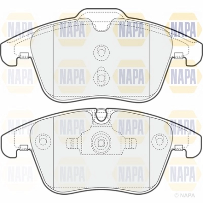 Brake Pad Set, disc brake (NBP1275)