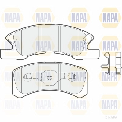 Brake Pad Set, disc brake (NBP1777)