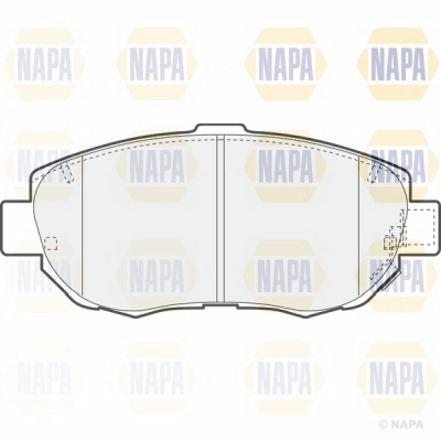 Brake Pad Set, disc brake (NBP1721)