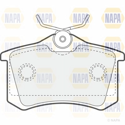 Brake Pad Set, disc brake (NBP1100)