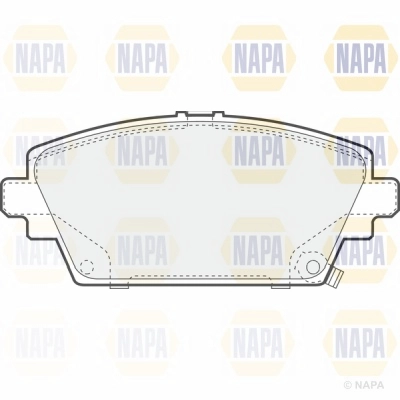 Brake Pad Set, disc brake (NBP1719)