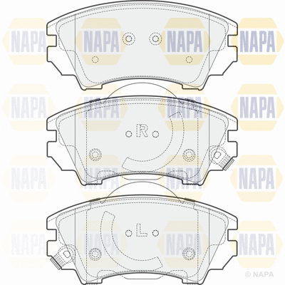 Brake Pad Set, disc brake (PBP7128)